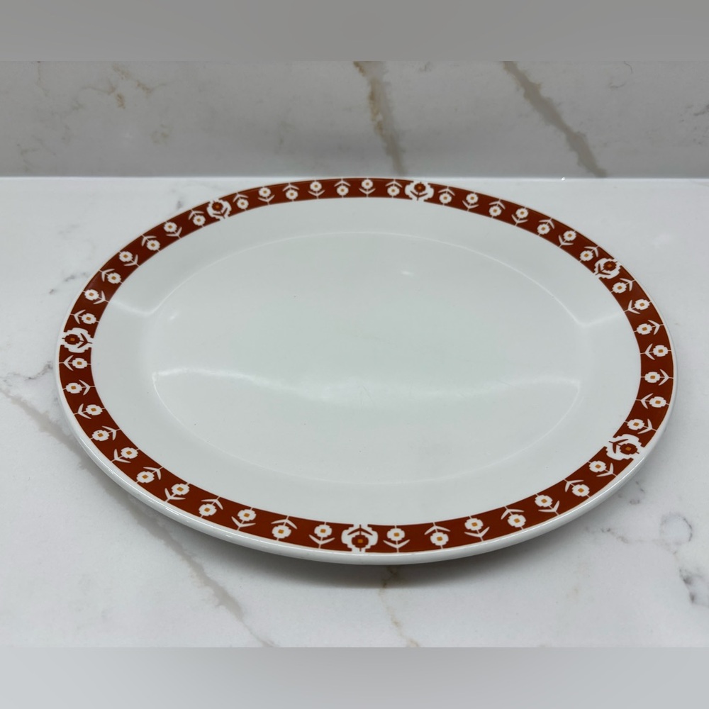 Vintage Swiss Chalet Platter 1987 Dunson Duraline Restaurant-ware Rare